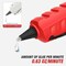 Cordless Hot Glue Gun for Milwaukee 18V Battery, Hot Glue Gun Kit for Milwaukee Tools in Crafting, Wood, PVC, Glass, Home Repair with 30 Pcs 0.27 * 5.9 inch Hot Glue Sticks (Battery Not Included)